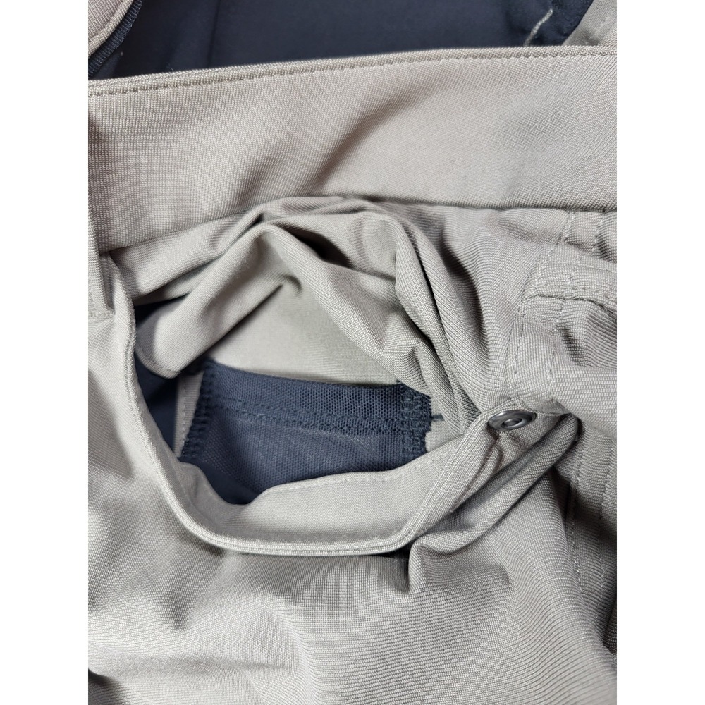 Lululemon Men's Khaki ABC Classic Fit Warpstreme Pants Size 34 Hidden Pockets - Picture 5 of 12